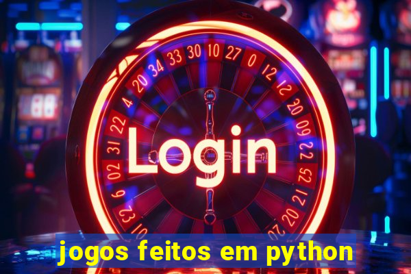 jogos feitos em python